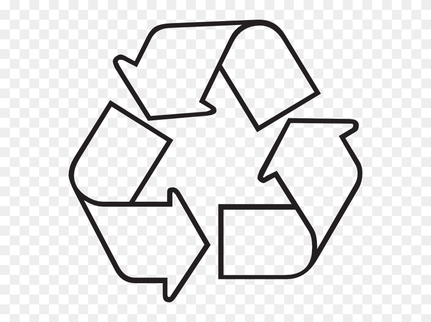 Recycling Symbol Clip Art At Clker Com Vector Clip - Recycling Symbol Outline Png Transparent Png