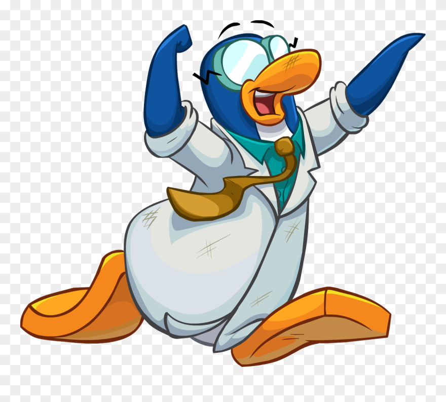 Transparent 2016 Clip Art - Club Penguin Penguin Running - Png Download