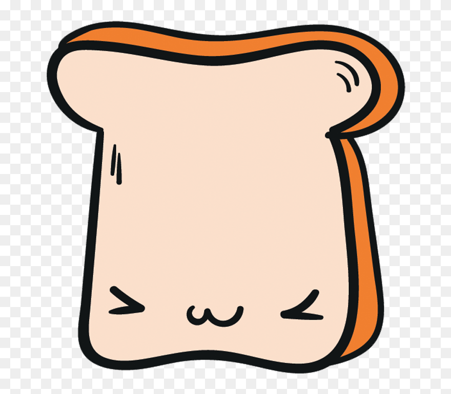 Toast Bread Clip Art - Clip Art - Png Download
