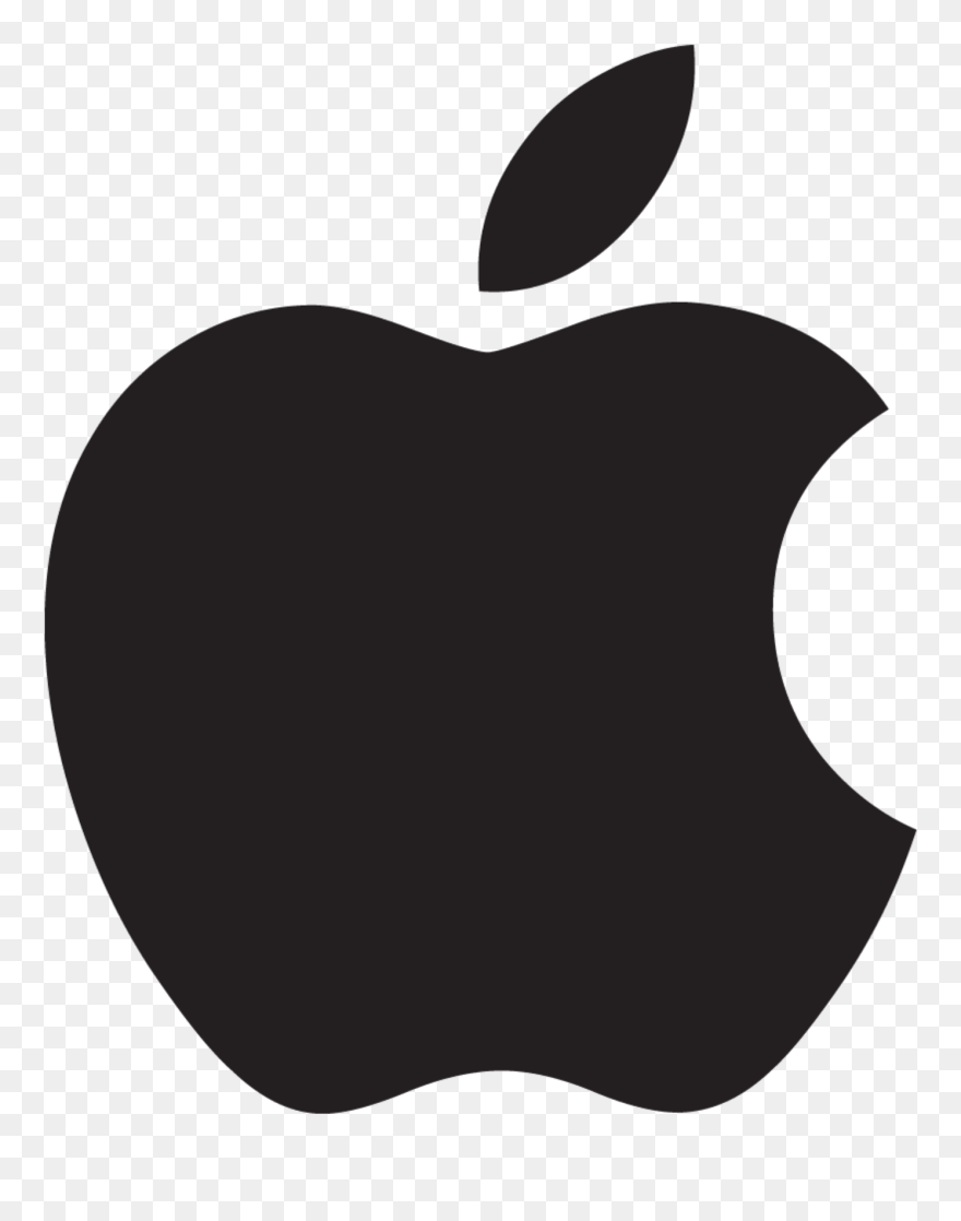 Simple Apple Logo 4k Wallpaper - Apple Logo Black Png Clipart