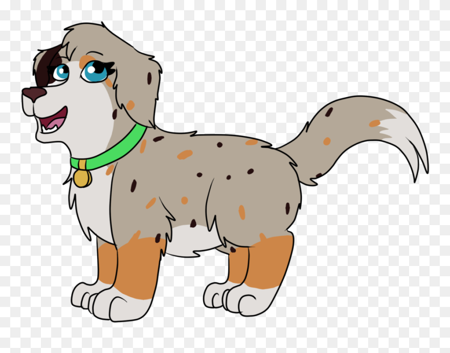 Comm Australian Shepherd, Golden Retriever Mix By Raindroplily - Puppy Clipart