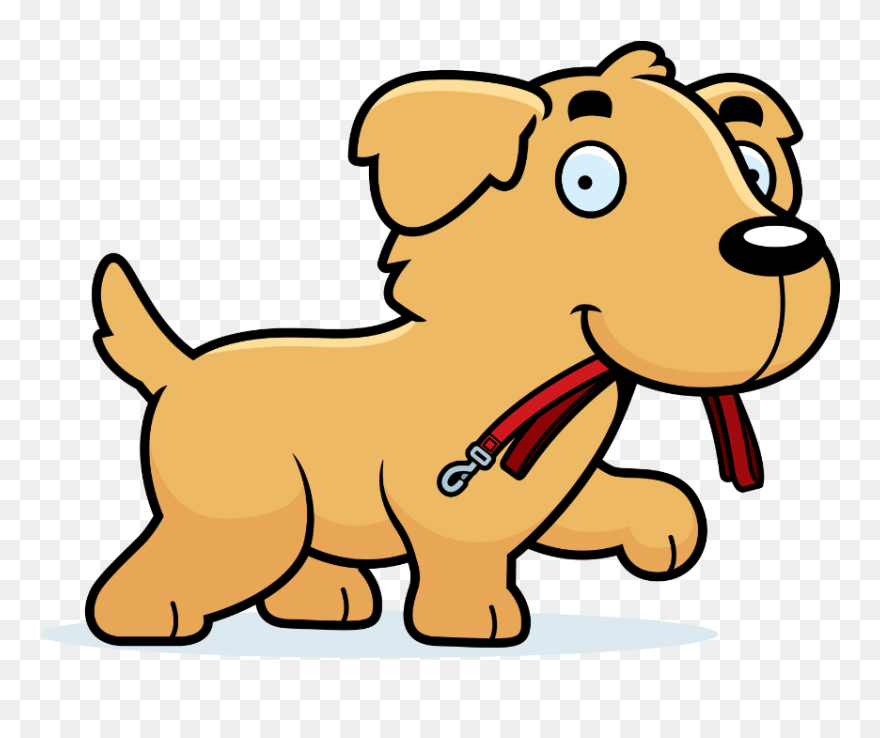 Golden Retriever Training - Dog Chasing Ball Cartoon Clipart