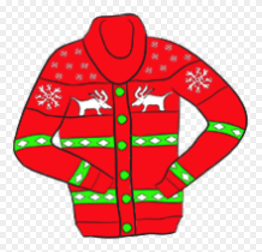 Ugly Sweater Run/santa Hat 5k Run/walk - National Ugly Christmas Sweater Day 2017 Clipart