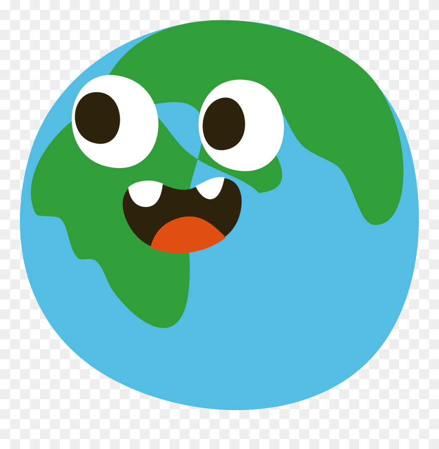Planets Clipart Green Planet - Cartoon Transparent Planet Earth - Png Download