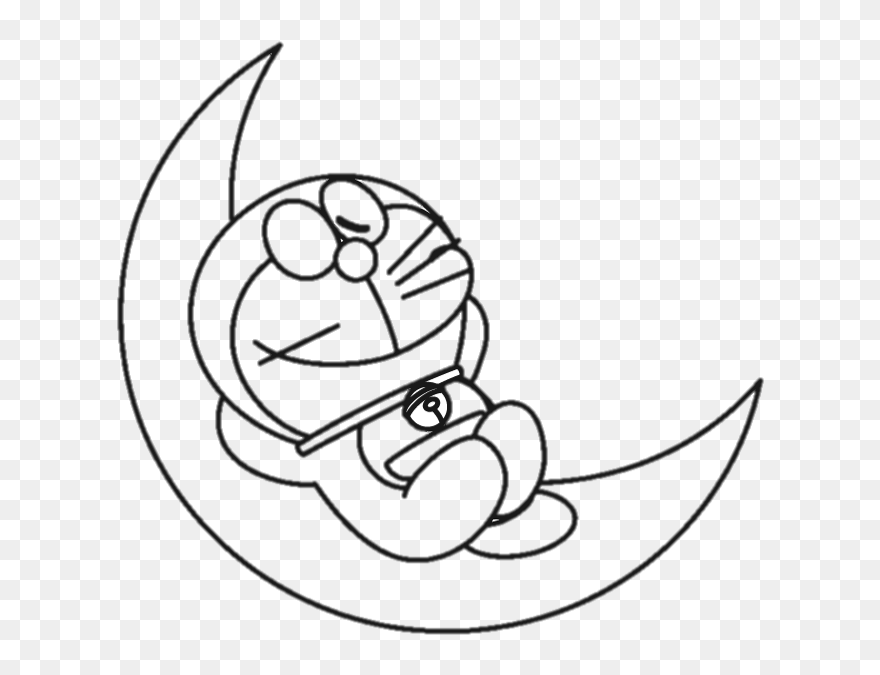 Transparent Galactic Starveyors Clip Art - Doraemon Black And White Png