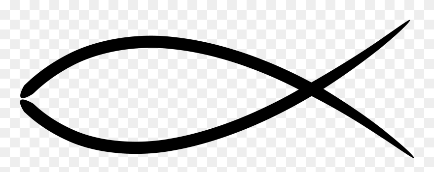 Clip Art Of Jesus Fish - Ichthys - Png Download