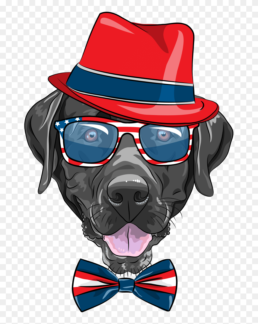 Golden Retriever Clipart Playful - Hipster Labrador - Png Download