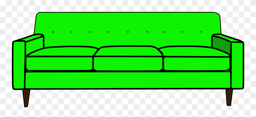 Couch Clipart Transparent Background - Couch Clipart Transparent - Png Download