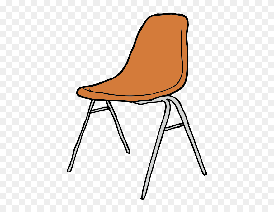 Chair, Sitting, Seat, Modern - Classroom Chair Clipart - Png Download