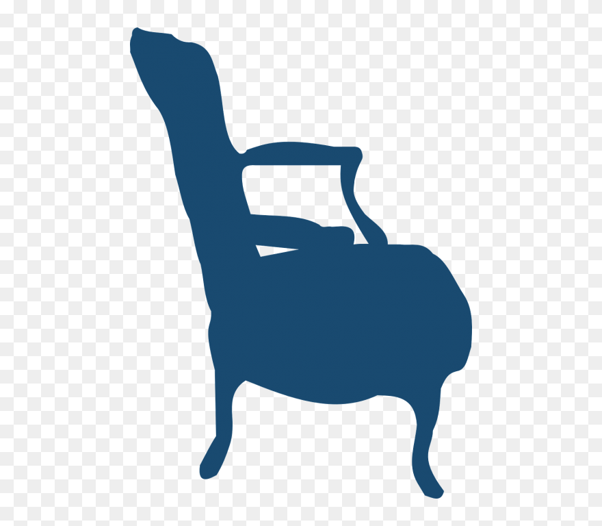 Armchair Furniture Silhouette - Armchair Silhouette Clipart