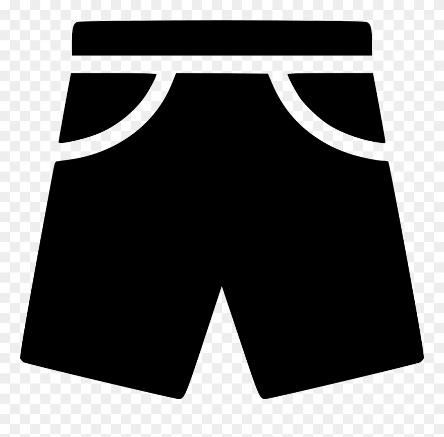 Trunk Clipart Girl Shorts - Black Shorts Clipart Png Transparent Png