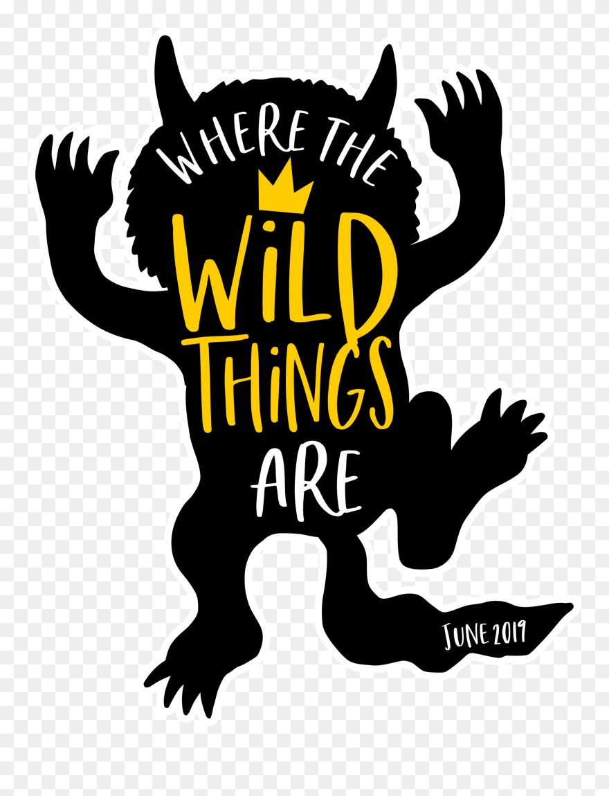 Transparent Where The Wild Things Are Clip Art - Silhouette Where The Wild Things Are Printables - Png Download