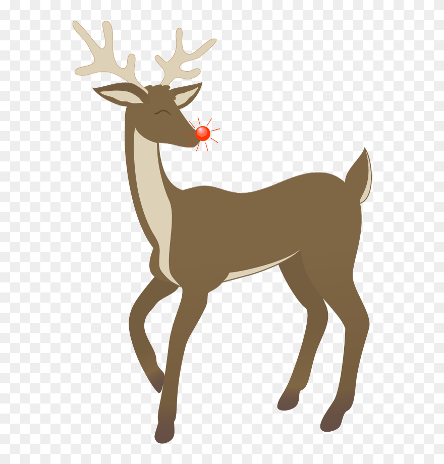 Clip Art Horse Eye - Transparent Reindeer Clipart - Png Download