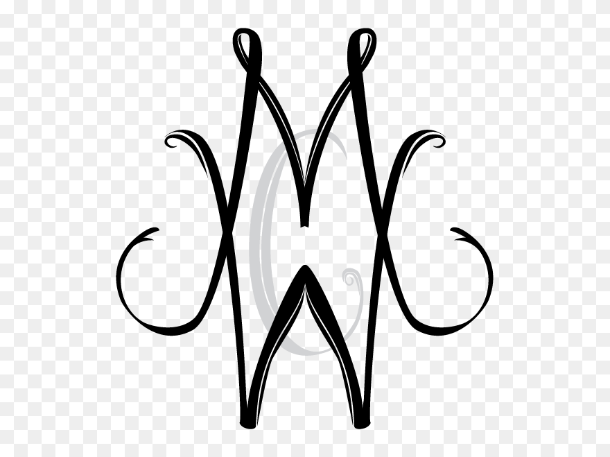 M And W Tattoo Clipart