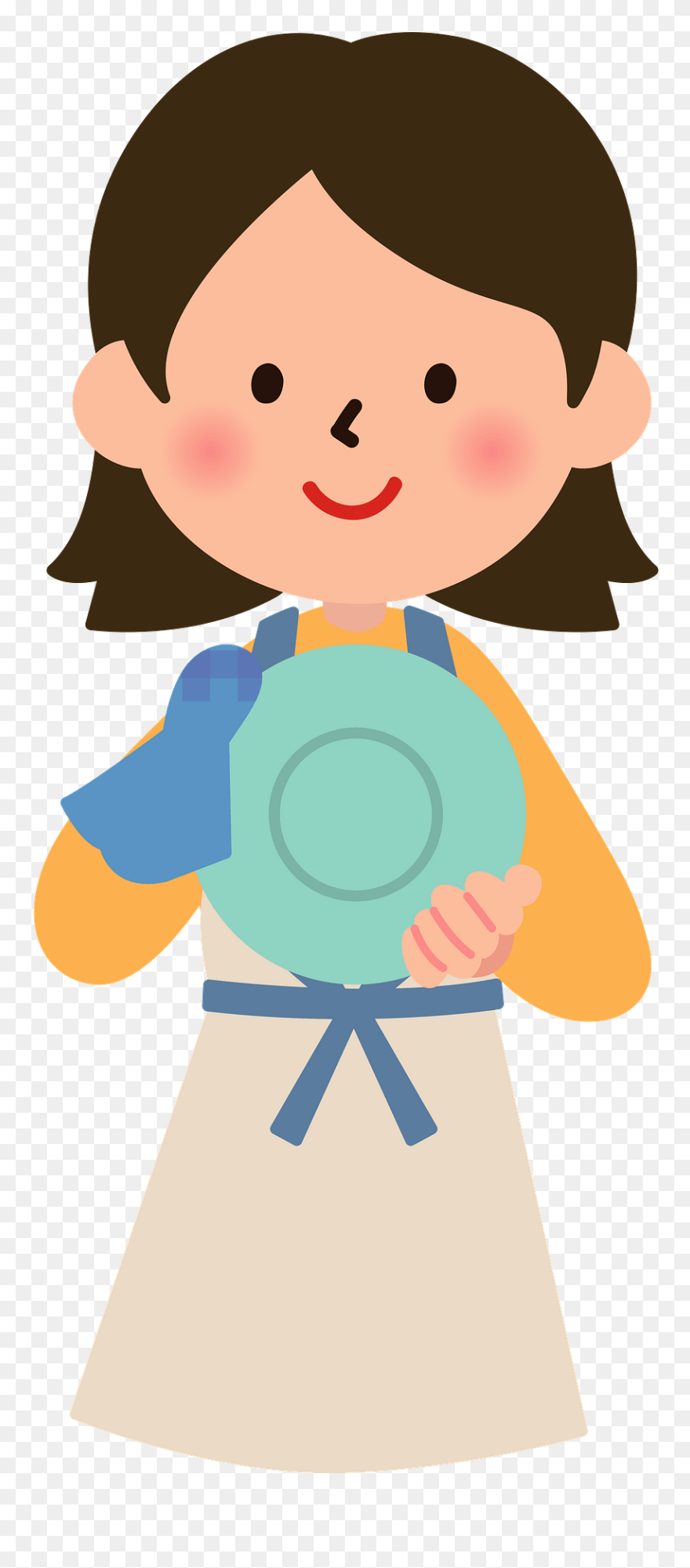 媽媽 煮 飯 卡通 Clipart