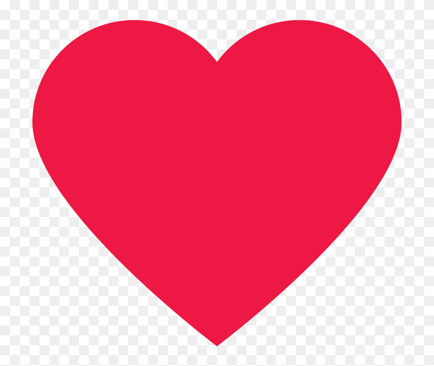 Red Love Heart Clipart
