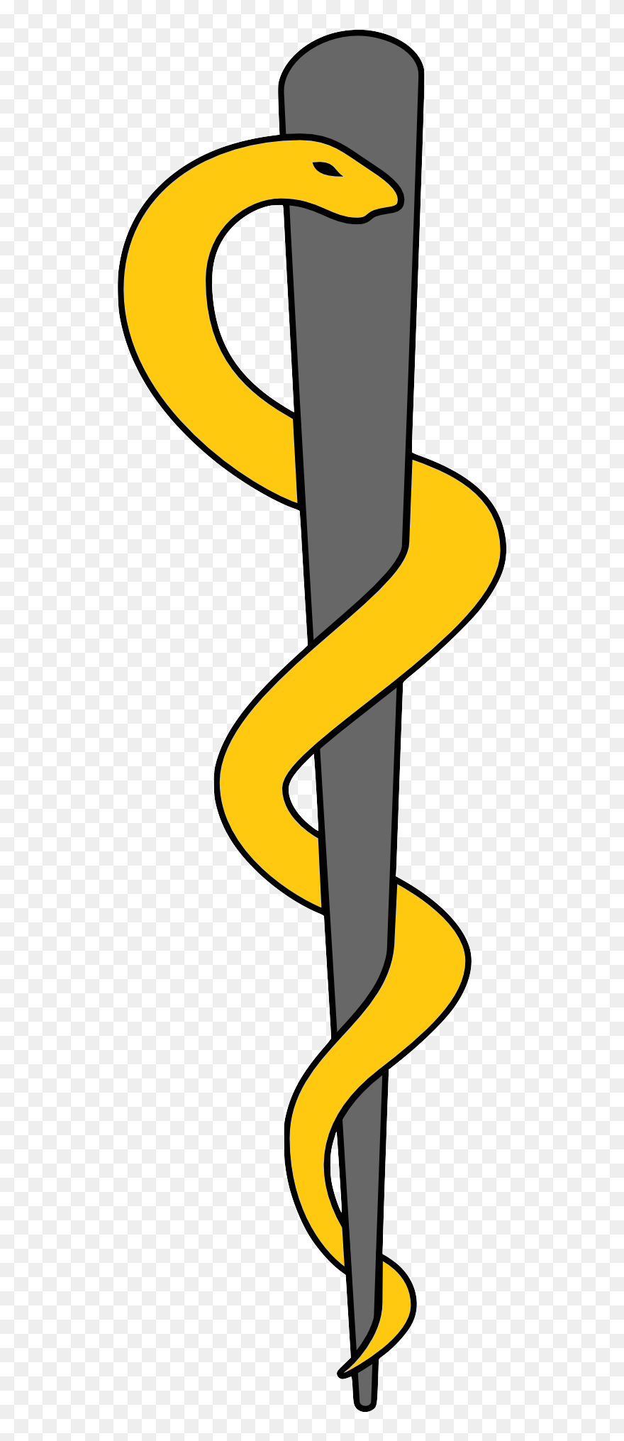 Logo Vara De Esculapio Png Clipart