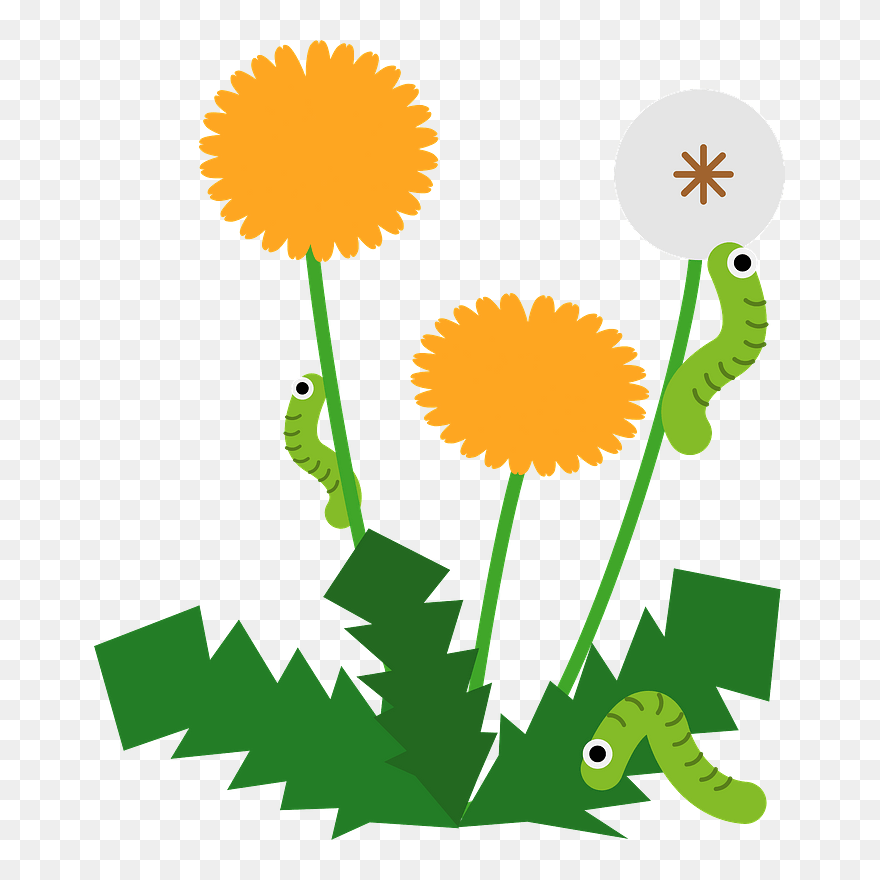 Dandelion Caterpillar Clipart - Saw Blade Vector - Png Download