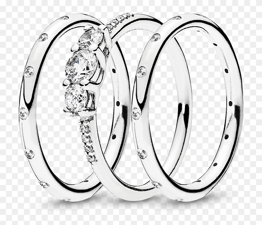 Pandora - Title - Tag - Pandora Ring Diamond Clipart