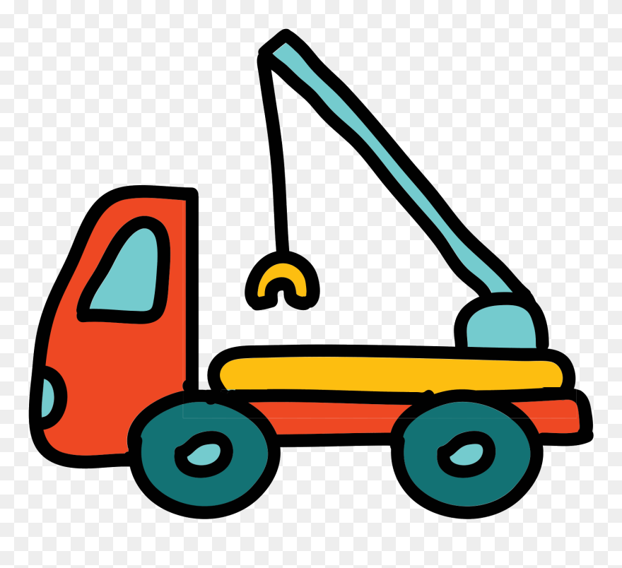 Hook Clipart Tow Truck - รถ การ์ตูน Png Transparent Png