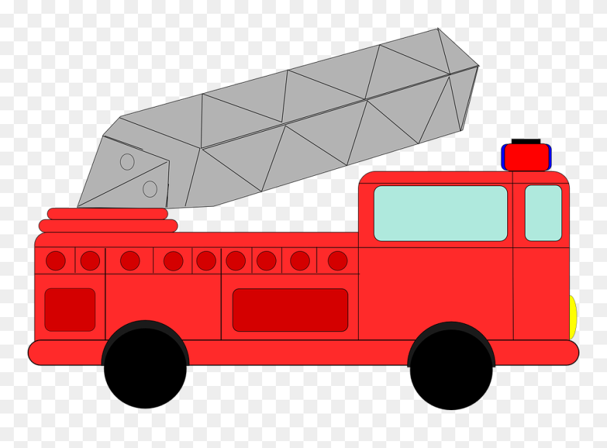 Fire Truck Clipart Bumbero - Fire Truck Clip Art - Png Download