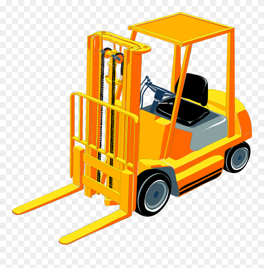 Architetto Montacarichi - Forklift Clipart - Png Download