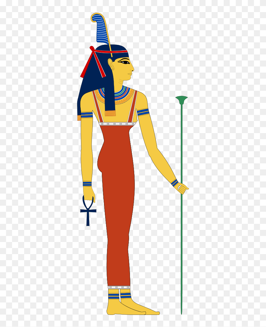 Nephthys Egyptian Goddess Clipart