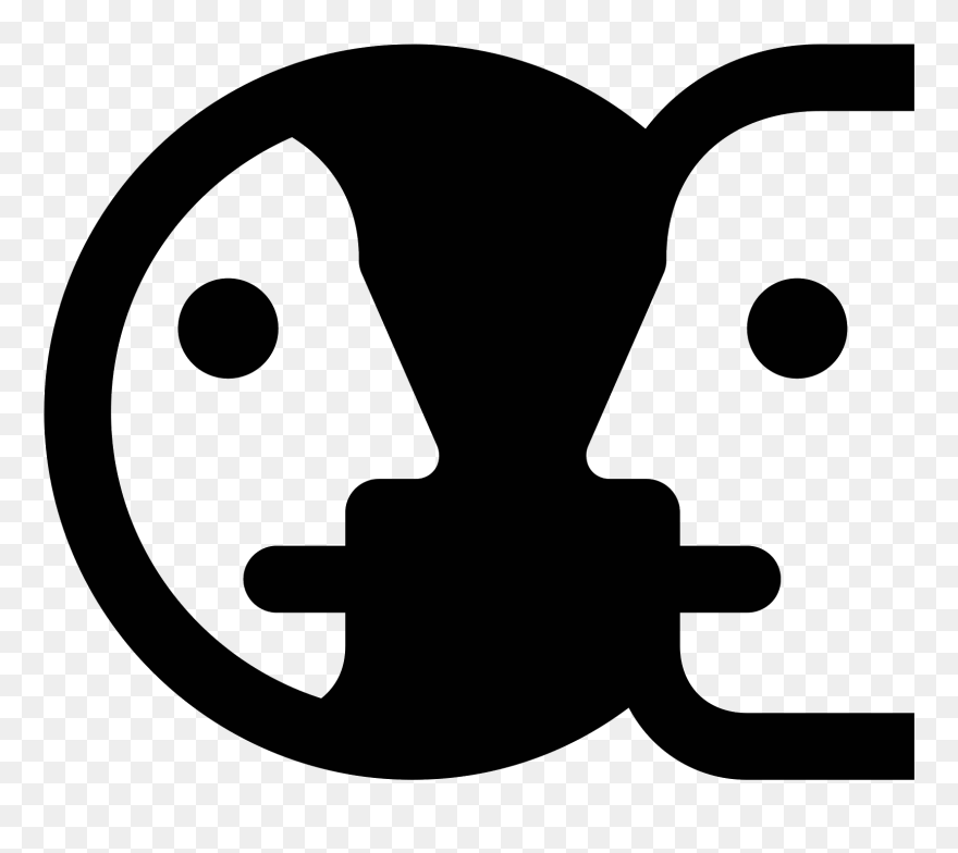 Transparent Icono Persona Png - Looking In The Mirror Icon Clipart