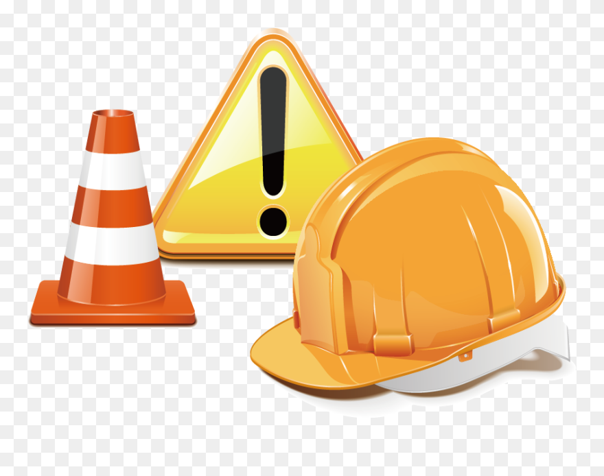 Cone Clipart Hard Hat - Clip Art Construction Tools - Png Download