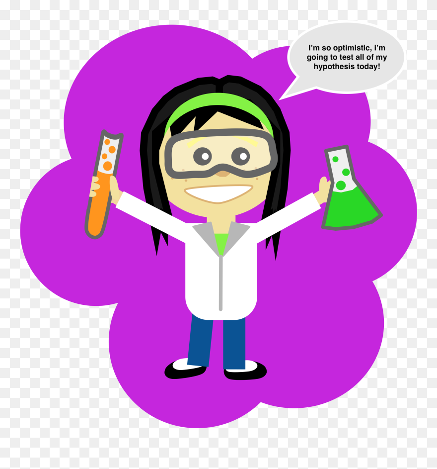 Science Girl Shantonia M S - Science Experiment No Background Clipart