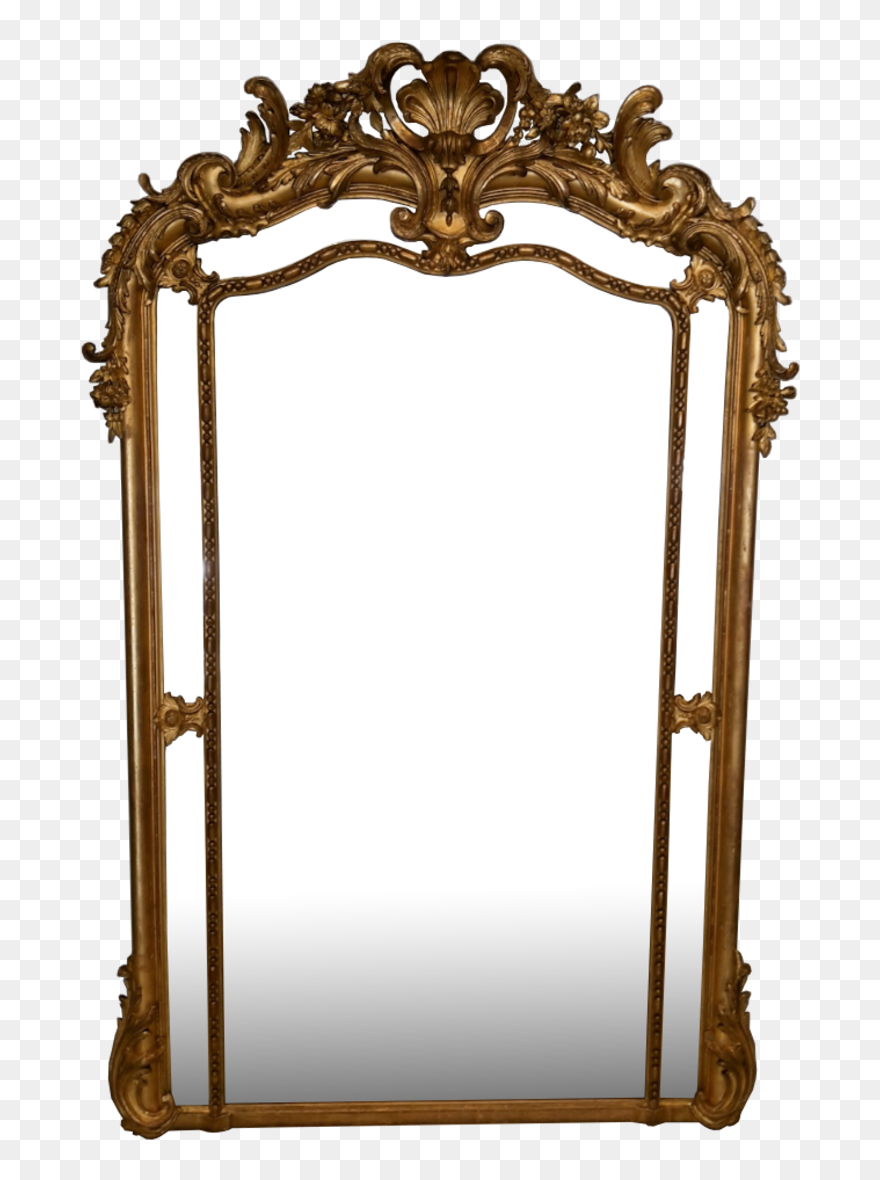 2017 Napolean Iii Paraclose Gilt Mirror - Picture Frame Clipart