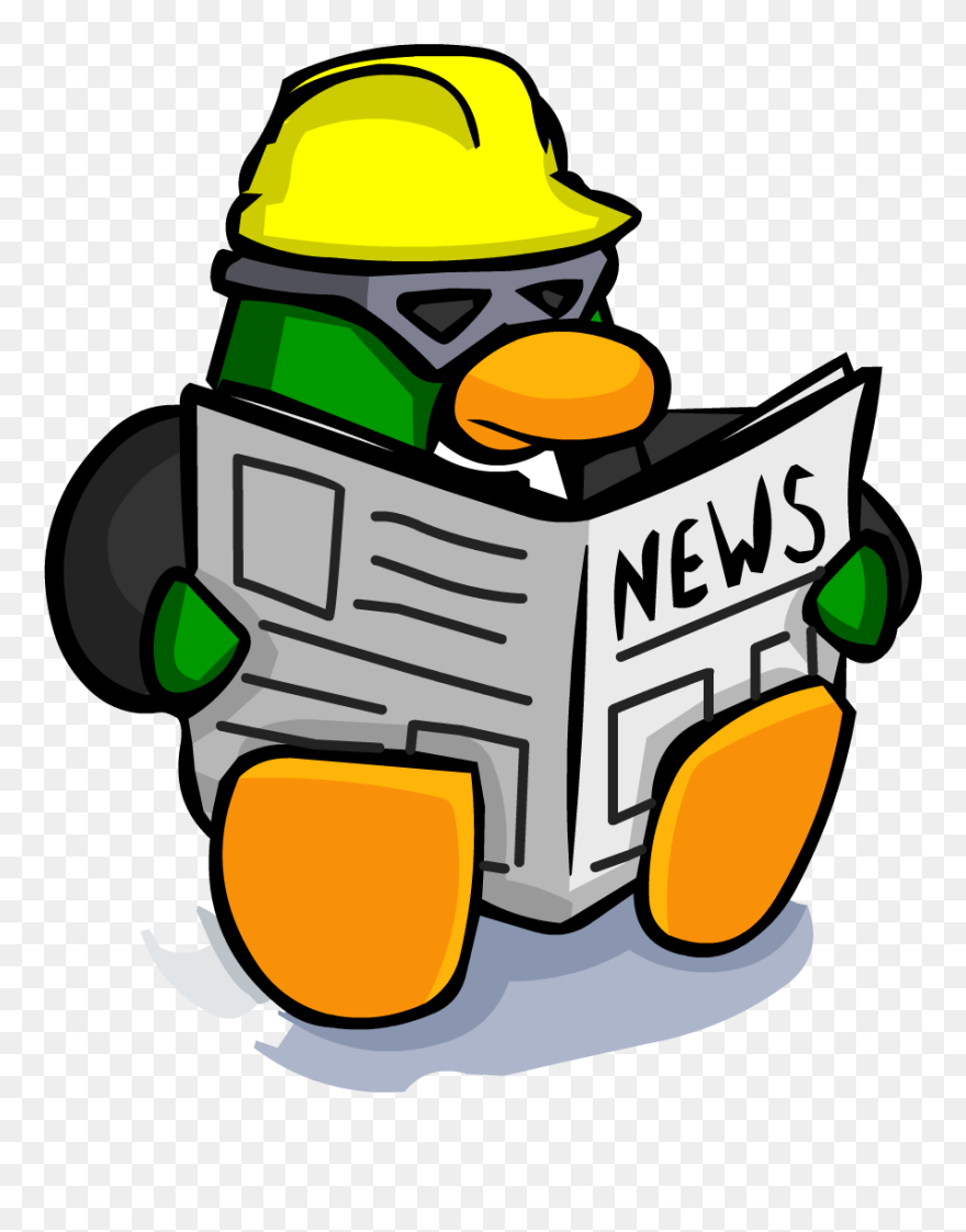 Club Penguin Rewritten Wiki - Club Penguin Penguin Reading Book Clipart