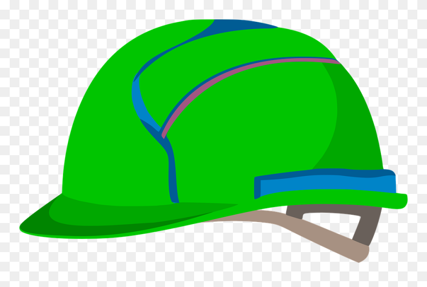 Casco Rojo De Seguridad Dibujo Clipart
