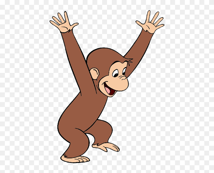 Curious George Clipart - Happy Valentines Day Curious George - Png Download