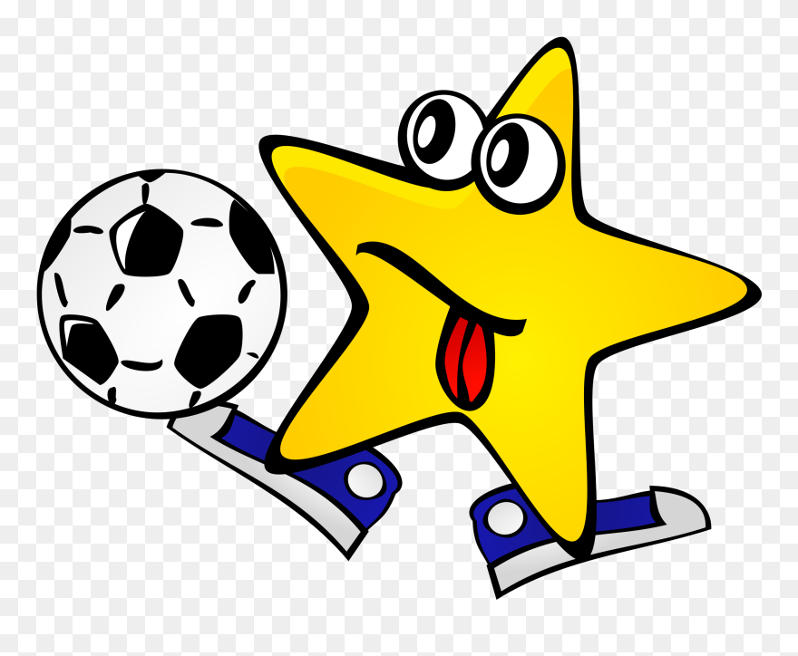 Night Sky Clipart Transparent - Soccer Star Clipart - Png Download