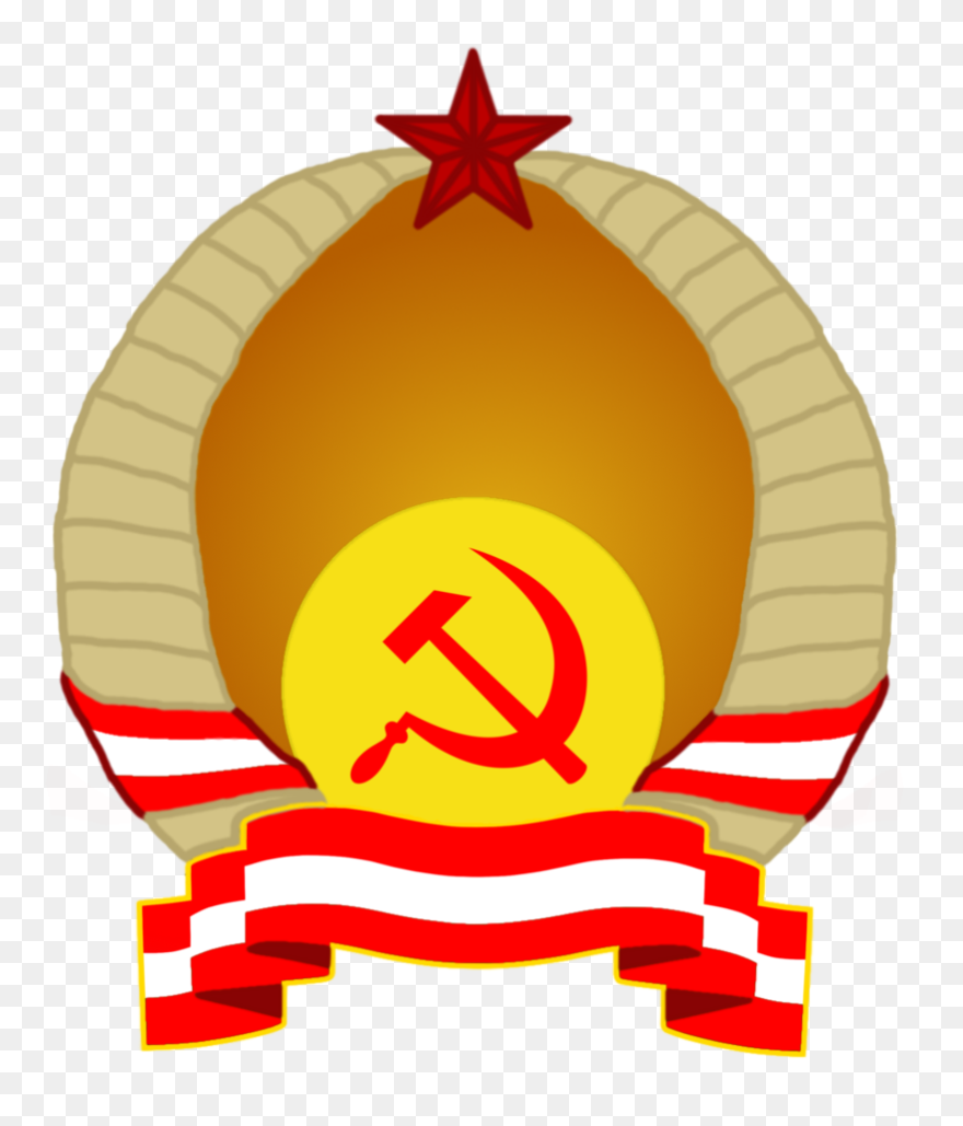 Coat Of Arms Of Socialistic Korallia By Coralarts - Socialist Hungary Coat Of Arms Clipart
