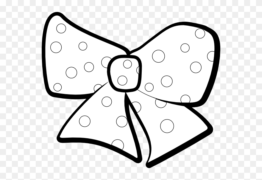 Bow Coloring Page Clipart Coloring Book Bow And Arrow - Gift Bow Clipart Black And White - Png Download