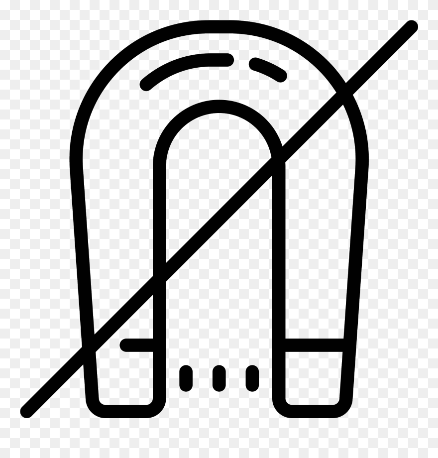 Vector Magnet Cute - Wee Trash Can Symbol Clipart