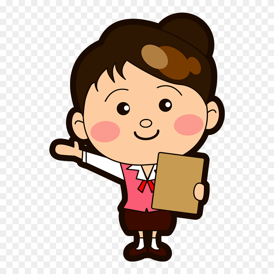 Office Worker Woman Clipart - Illustration - Png Download