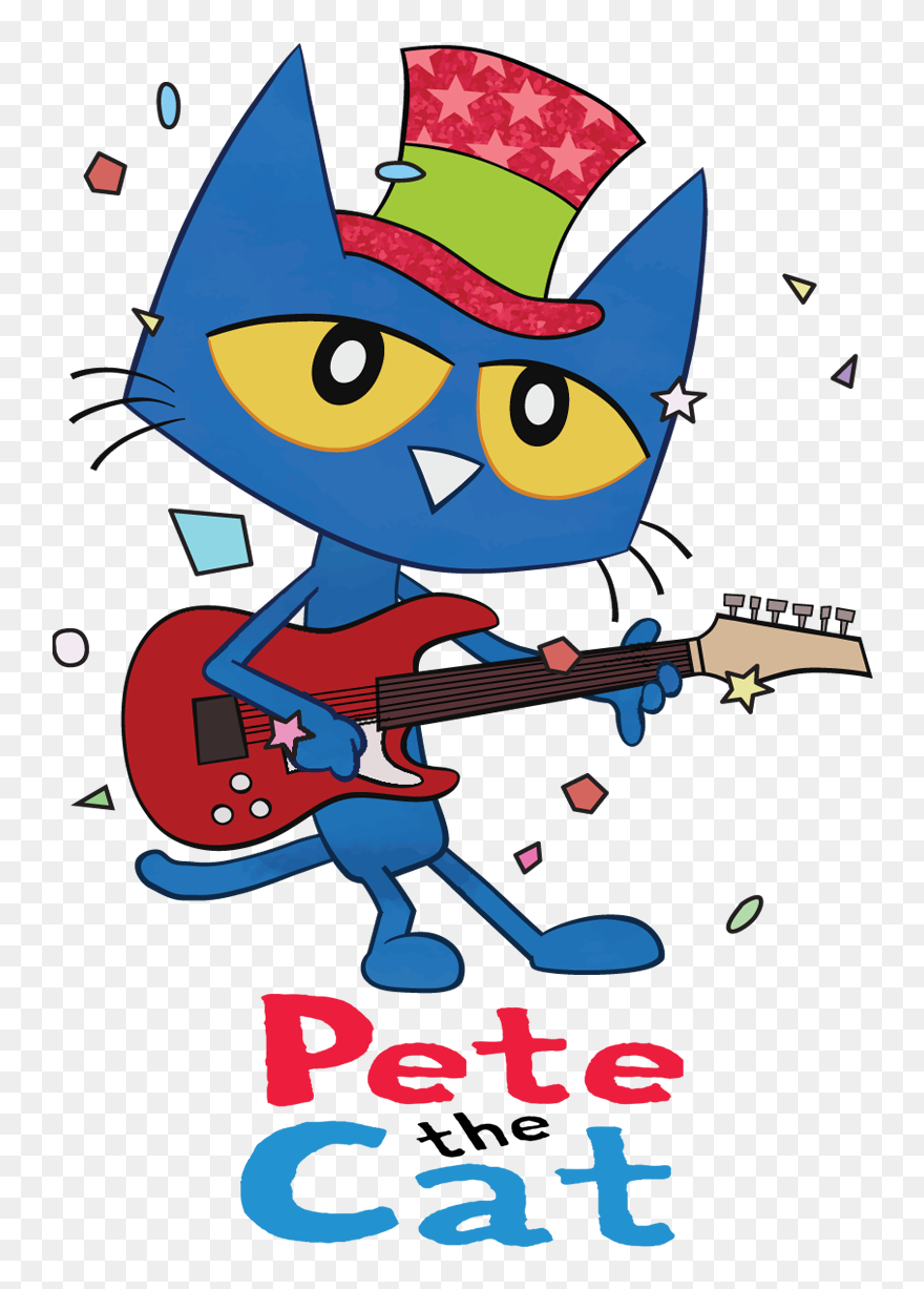 Pete The Cat - Pete The Cat A Groovy New Year Clipart