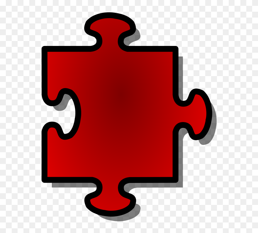 Transparent Game Piece Clipart - 1 Puzzle Piece Clipart - Png Download