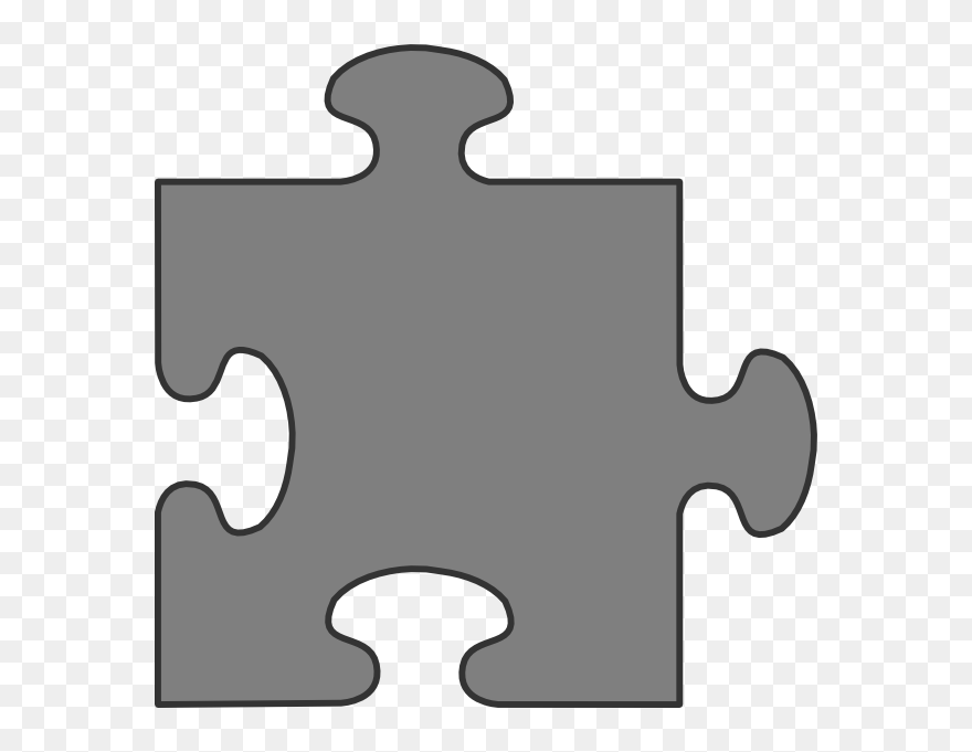 Vector Puzzle Piece - Puzzle Vector Shape Free Clipart