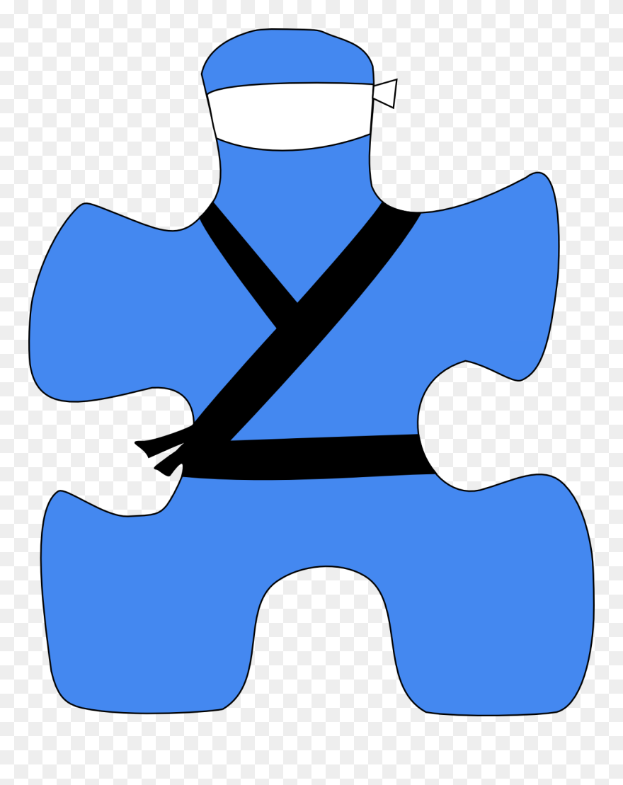 Autistic Ninja » Just Another Wordpress Site - Azul Simbolo Do Autismo Clipart