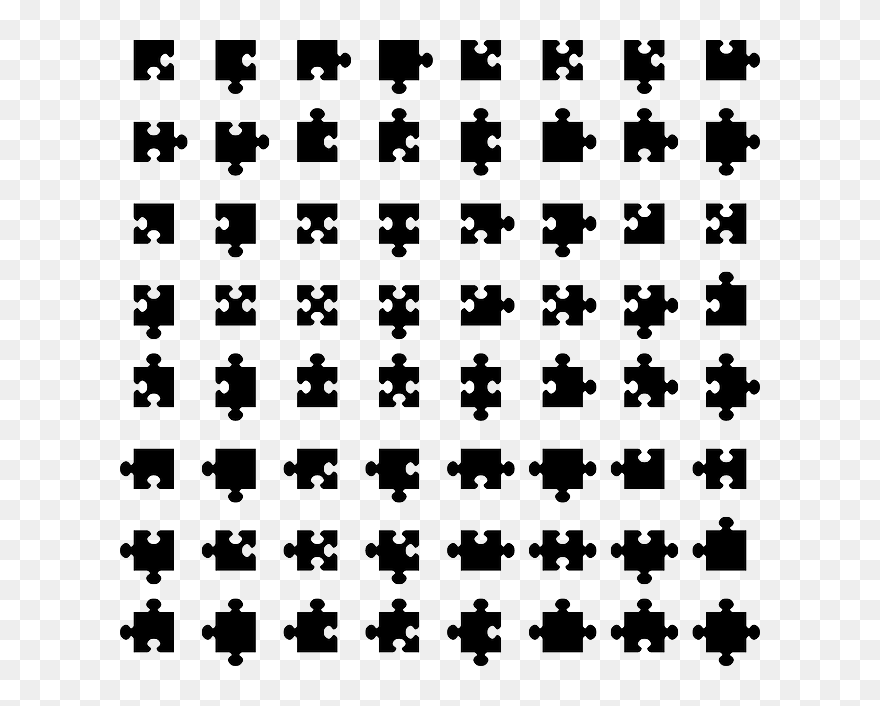 Puzzle Piece Outline Tattoo Clipart