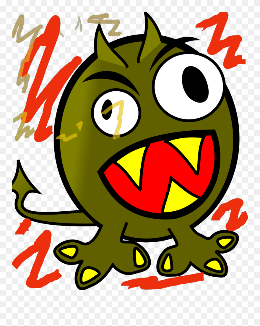 Little Beast Svg Clip Arts - Monster Clip Art - Png Download