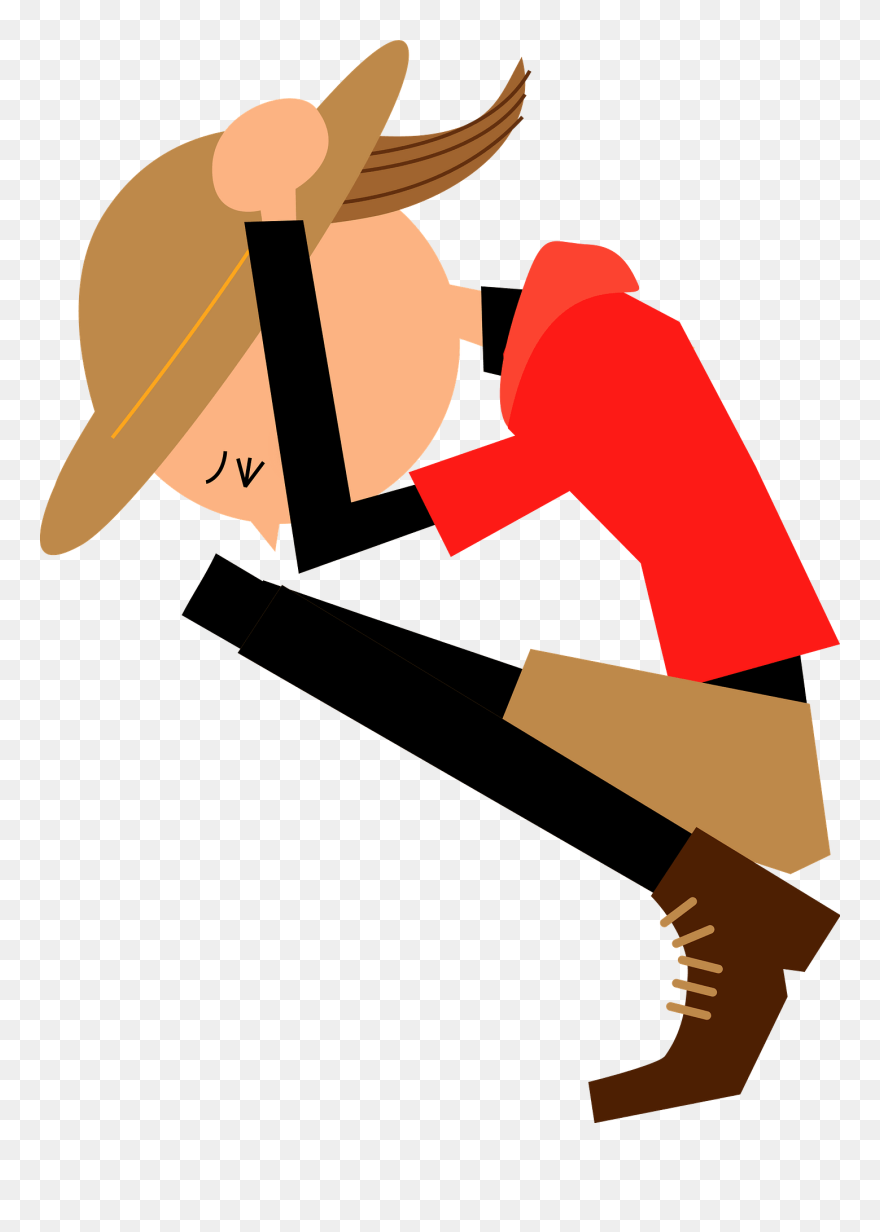 Woman Scared Clipart - しゃがん で 頭 を 守る イラスト - Png Download