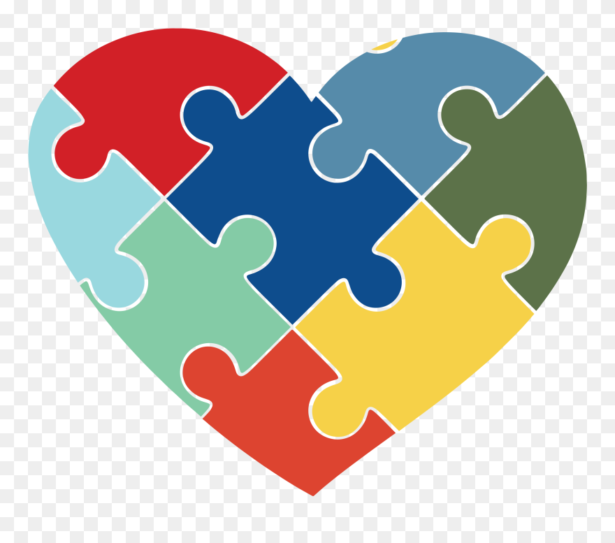 Puzzle Piece Heart Clipart