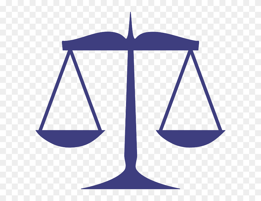 Scales Of Justice Clip Art - Png Download