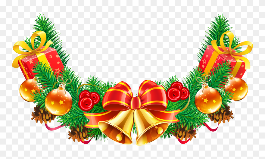 Transparent Christmas Wreath Clipart Png - Fondos De Navidad Png