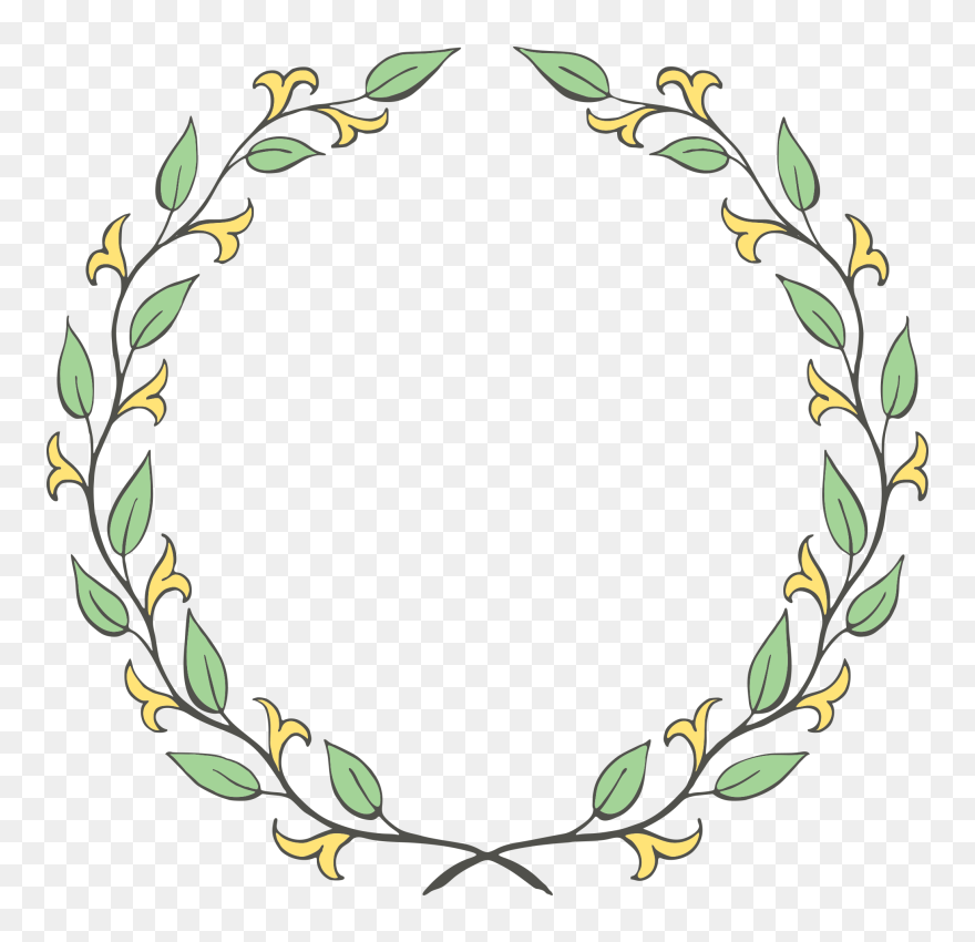 Laurel Wreath Christmas Clip Art - Free Wreaths And Laurels Clipart - Png Download